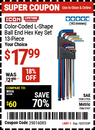 Harbor Freight Coupons, HF Coupons, 20% off - 57926