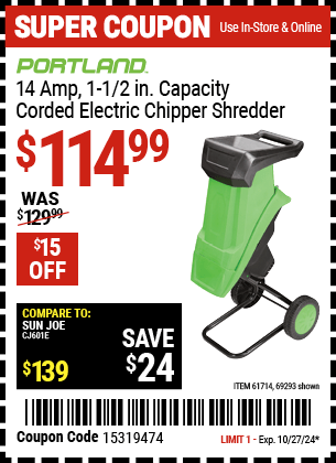 Harbor Freight Coupons, HF Coupons, 20% off - 1-1/2