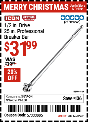 Harbor Freight Coupons, HF Coupons, 20% off - Icon 1/2