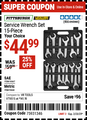 Harbor Freight Coupons, HF Coupons, 20% off - 93668