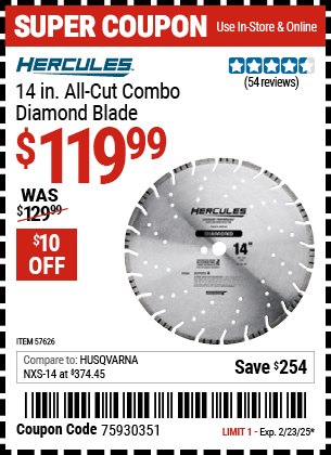 Harbor Freight Coupons, HF Coupons, 20% off - 57626