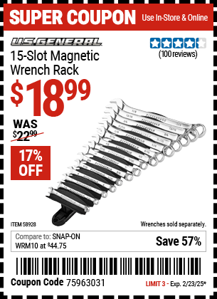 Harbor Freight Coupons, HF Coupons, 20% off - 58928