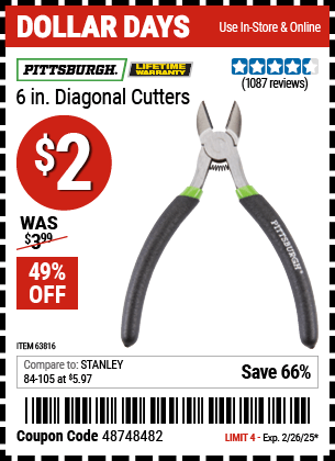 Harbor Freight Coupons, HF Coupons, 20% off - 63816