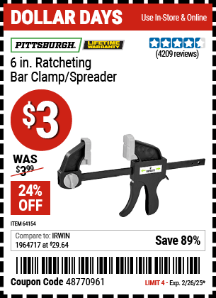 Harbor Freight Coupons, HF Coupons, 20% off - Pittsburgh 6