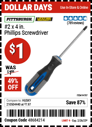 Harbor Freight Coupons, HF Coupons, 20% off - 94707