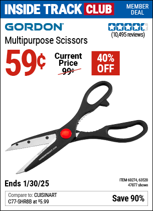 Harbor Freight Coupons, HF Coupons, 20% off - Multipurpose Scissors