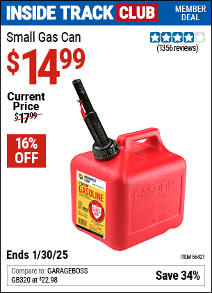 Harbor Freight Coupons, HF Coupons, 20% off - Small Gas Can