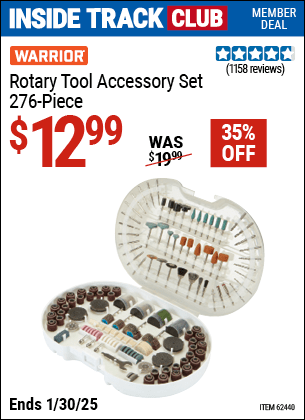 Harbor Freight Coupons, HF Coupons, 20% off - 276 Pc. Rotary Tool Accessory Set