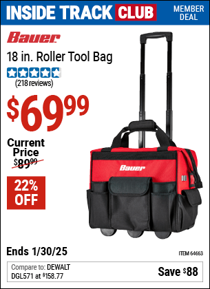 Harbor Freight Coupons, HF Coupons, 20% off - 18 in. Roller Tool Bag