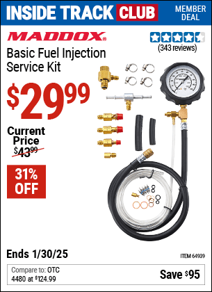 Harbor Freight Coupons, HF Coupons, 20% off - Basic Fuel Injection Service Kit