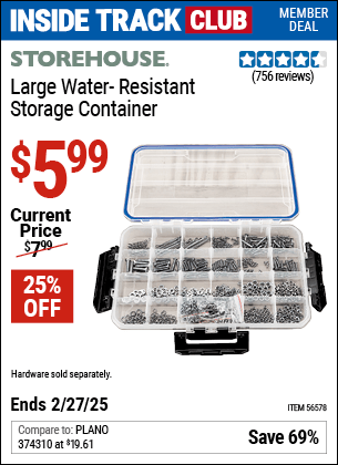 Harbor Freight Coupons, HF Coupons, 20% off - Large Water Resistant Storage Container