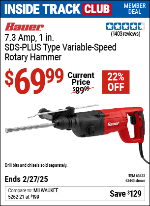 Harbor Freight Coupons, HF Coupons, 20% off - 7.3 Amp, 1