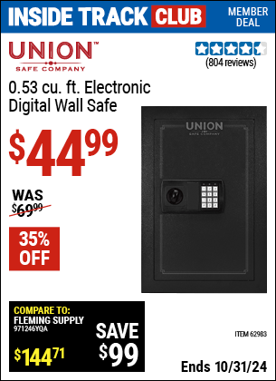 Harbor Freight Coupons, HF Coupons, 20% off - 0.53 Cubic Ft. Digital Wall Safe