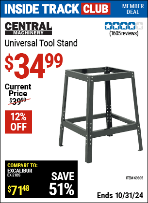 Harbor Freight Coupons, HF Coupons, 20% off - Universal Tool Stand