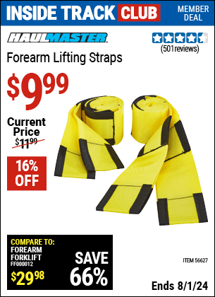 Harbor Freight Coupons, HF Coupons, 20% off - Forearm Lifting Straps