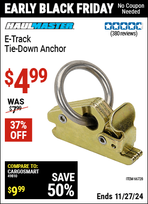 Harbor Freight Coupons, HF Coupons, 20% off - E-track Ring