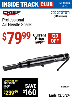 Harbor Freight Coupons, HF Coupons, 20% off - Professional Air Needle Scaler