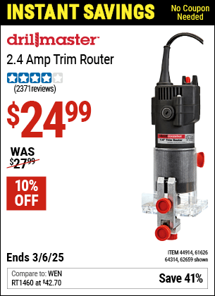 Harbor Freight Coupons, HF Coupons, 20% off - 1/4