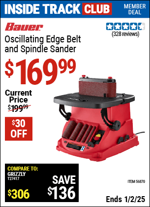 Harbor Freight Coupons, HF Coupons, 20% off - Oscillating Edge Belt and Spindle Sander