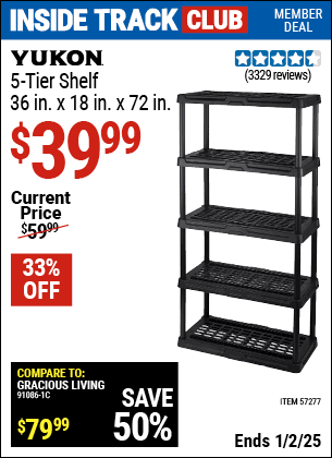 Harbor Freight Coupons, HF Coupons, 20% off - 5 Tier Storage Rack