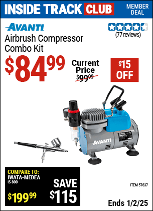 Harbor Freight Coupons, HF Coupons, 20% off - Airbrush Compressor Combo Kit