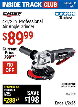 Harbor Freight Coupons, HF Coupons, 20% off - Professional 4-1/2