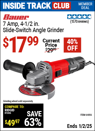 Harbor Freight Coupons, HF Coupons, 20% off - 4-1/2