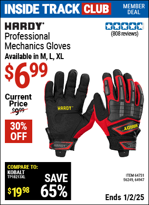 Harbor Freight Coupons, HF Coupons, 20% off - Hardy Professional Mechanic's Gloves