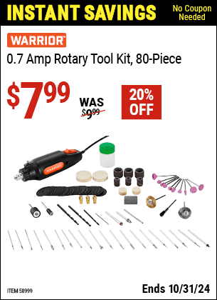 Harbor Freight Coupons, HF Coupons, 20% off - 58999